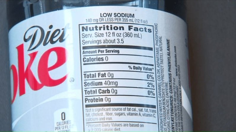 Total Fat, Sodium, and Potassium. Diet Coke Nutrition Facts