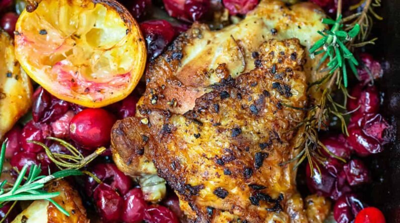 Cranberry Chicken Culinary Magic: Aromatic Delight in Every Bite 1