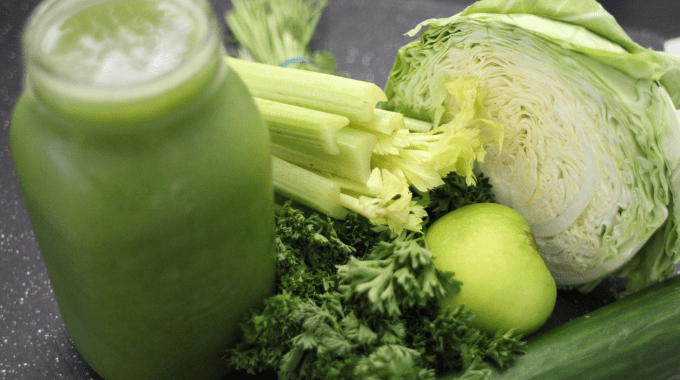 Kale and Apple Cider