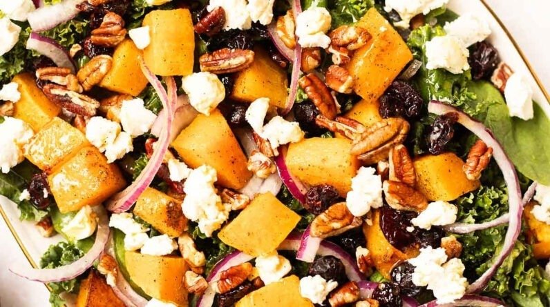 Savor Fall with Roasted Butternut Squash Salad - A Flavorful Symphony 1